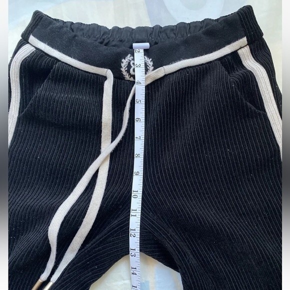 Inkatsu Fashion Heavy Velvet Elastic Waist Pull On Wide Leg Pants Size 160/64A - Picture 5 of 12